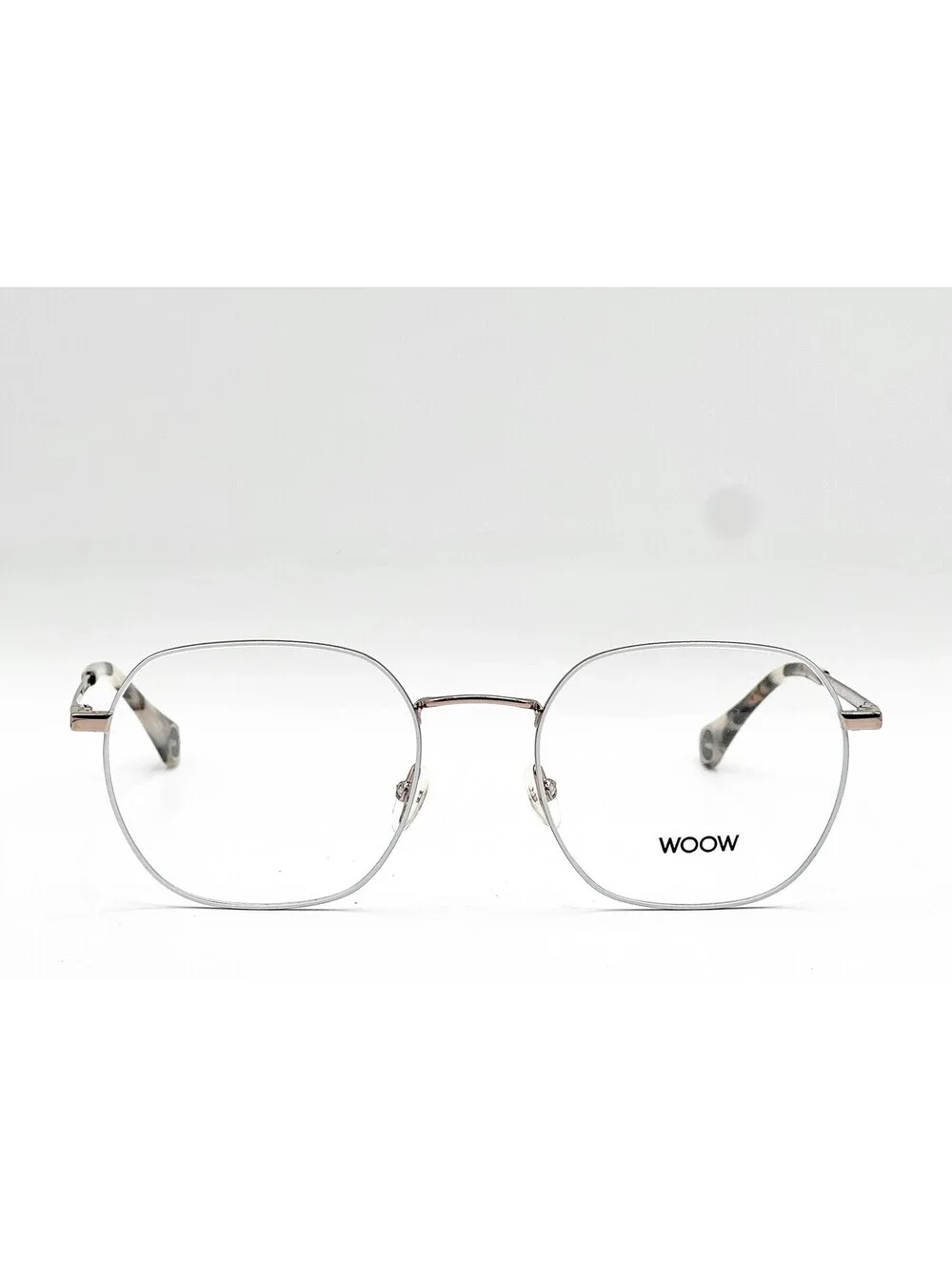 Woow Lucky You 2 9151 Km White Gold Authentic Eyeglasses 51-19-135